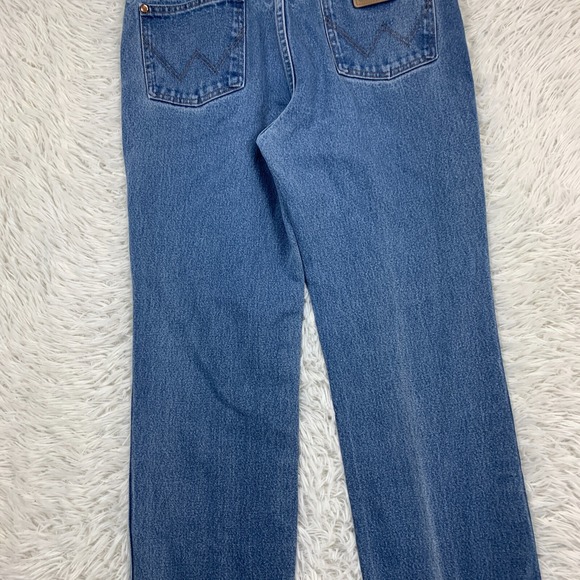 Vintage Wrangler Jeans Mens 33x29 Blue Pants 936 Cowboy Western Denim Tag 34x31 - Picture 15 of 16